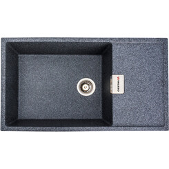Мийка для кухні Valeso Diamond 8650 (SP000047052, 86х50 см, графіт), Колір виробника: графіт, фото 