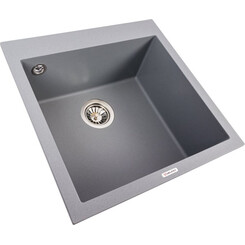 Мийка для кухні Valeso Galax 5050 (SP000049401, 50х50 см, сірий металік), Колір виробника: сірий металік, фото 