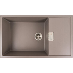 Мийка для кухні Valeso Diamond 8650 (SP000047357, 86х50 см, дюна), Колір виробника: дюна, фото 