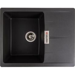 Мийка для кухні Valeso Zirkone 6250 (SP000047087, 62х50 см, моріон), Колір виробника: моріон, фото 