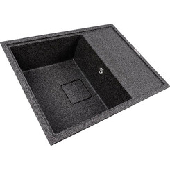 Мийка для кухні Valeso Esteris 6550 (SP000051505, 65х50 см, графіт), Колір виробника: графіт, фото 