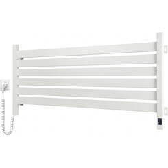 Електрична рушникосушарка Navin Largo Sensor Wi-Fi 12-844155-1150 (1100x500, білий оксамит, ліва, сенсорна, з таймером), фото 