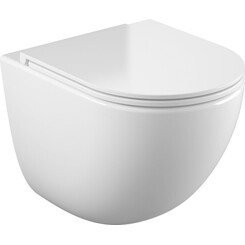 Безободковый подвесной унитаз Koller Pool Round Pro Smart Tornado 3.0 (1873570198, воронкообразный, c сиденьем), фото 