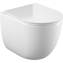 Безободковый подвесной унитаз Koller Pool Round Pro Tornado 3.0 (1880570198, воронкообразный, c сиденьем), фото 