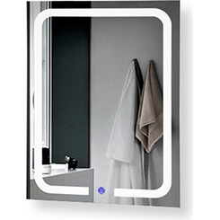 Зеркало для ванной комнаты Dusel DE-M3001 630016 (65x80 см, с LED-подсветкой и антизапотеванием), Доступные размеры: 65 x 80, фото 