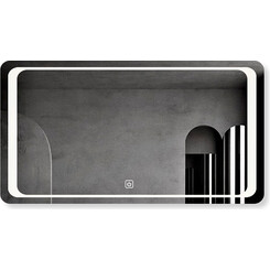 Зеркало для ванной комнаты Dusel DE-M3031 630311 (80x65 см, с LED-подсветкой и антизапотеванием), Доступные размеры: 80 x 65, фото 