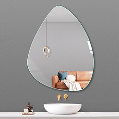 Зеркало для ванной комнаты Dusel DE-M1014 606520 (60x80 см, с LED-подсветкой, диммером, подогревом, часами и температурой), Доступные размеры: 60 x 80, фото 