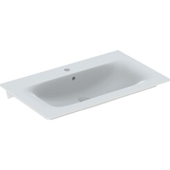 Умывальник Geberit Selnova Square White Glossy 500.995.00.1 (80x48 см, белый глянцевый), фото 