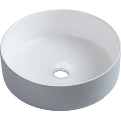 Умывальник Imprese Gray/White i11252 (36 см, серый/белый), Цвет производителя: белый, серый, фото 