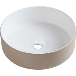 Умывальник Imprese Cappuccino/White i11262 (36 см, капучино/белый), Цвет производителя: капучино, белый, фото 