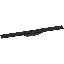Верхня частина зливу для душового каналу Hansgrohe RainDrain Flex Black Matt 56051670 (80 см, чорна матова), Колір виробника: чорний матовий, Доступні розміри: 80, фото 