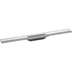 Верхня частина зливу для душового каналу Hansgrohe RainDrain Flex Brushed Stainless Steel 56051800 (80 см, нержавійка), Колір виробника: нержавіюча сталь, Доступні розміри: 80, фото 