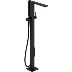 Змішувач для ванни Hansgrohe Tecturis E Black Matt 73445670 (чорний матовий, підлоговий), Колір виробника: чорний матовий, фото 