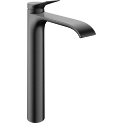 Змішувач для умивальника Hansgrohe Vivenis 250 CoolStart Brushed Black Chrome 75045340 (брашований чорний хром, з каскадним виливом, високий), Колір виробника: брашований чорний хром, фото 