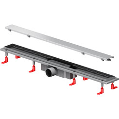 Душовий трап Am.Pm Primeflow Tile W02SC-U11-070-04SB (70 см, нержавіюча сталь), Колір виробника: нержавіюча сталь, Доступні розміри: 70, фото 