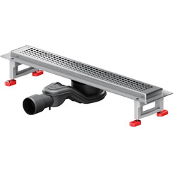 Душовий трап Am.Pm MasterFlow Cut Gradient W01SC-P11-070-01SB (70 см, нержавіюча сталь), Колір виробника: нержавіюча сталь, Доступні розміри: 70, фото 