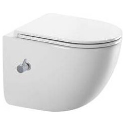 Безобідковий підвісний унітаз-біде Koller Pool Edge Plus Tornado 1834560198 (воронкоподібний, з сидінням), фото 