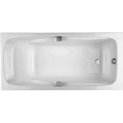 Ванна чугунная с ручками прямоугольная Jacob Delafon Repos E2903-00, фото 