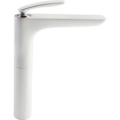 Змішувач для умивальника Kludi Balance 522989175 (білий, високий), фото 