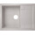 Кухонна мийка Lidz 650x500/200 GRA-09 (LIDZGRA09650500200, штучний камінь, 65x49 см, сіра), Колір виробника: сірий, фото 