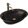 Раковина Rea Roma Marble Black Matt REA-U5609 (56x40 см, мармур, чаша), фото 