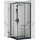 Душевая кабина Rea Punto 80x80 Black REA-K4800 (80x80 см, стекло прозрачное, профиль черный), Доступные размеры: 80 x 80, Цвет производителя: черный матовый, фото 