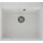 Мийка для кухні Miraggio Lagoon 540 white 0001138 (54x51 см, біла, кварцова, з сифоном), Доступні розміри: 54 x 51, Колір виробника: білий, фото 