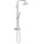 Душевая система с термостатом Damixa Scandinavian Pure 936750000 (с полкой), Цвет производителя: хром, фото 
