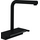 Смеситель для кухни Hansgrohe Aquno Select M81 pull-out spout sBox Matt Black 73830670 (черный матовый, с выдвижной лейкой и дополнительным каскадным изливом), фото 