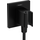 Подключение для душевого шланга Hansgrohe FixFit E Matt Black 26889670 (черное матовое, с держателем), Цвет производителя: черный матовый, фото 
