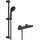 Смеситель для душа с термостатом Grohe QuickFix Precision Start Black UA303908T1 (черный матовый, с душевым гарнитуром), фото 