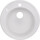 Мойка для кухни Lidz D510/200 WHI-01 (LIDZWHI01D510200, 50.5 см, белая, с сифоном), Цвет производителя: белый, фото 