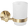 Склянка для зубних щіток Rea Brushed Gold REA-77087 (322233, брашована золота, настінна), Колір виробника: золото брошене (матове), фото 