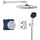 Душевая система с термостатом Grohe QuickFix Precision Thermostat 34882000 (скрытого монтажа), Цвет производителя: хром, фото 