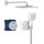 Душова система з термостатом Grohe Grohtherm SmartControl Rainshower 310 Mono Cube Chrome 34865000 (прихованого монтажу), фото 