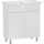 Тумба RJ Lotus-XO с умывальником RJ Lotus RJFU048-0155WHSET (RJFU048-0155WH+RZJ200, 55 см, белая глянцевая, напольная), фото 
