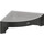 Полка для душа Grohe QuickFix Start Cube Black 411062430 (черная матовая, угловая с крючком), Цвет производителя: черный матовый, фото 