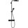 Душевая система с термостатом Hansgrohe Pulsify S Black Matt 24220670 (черная матовая), Цвет производителя: черный матовый, фото 