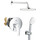 Душова система Grohe Eurosmart New & New Tempesta 200 UA25183003 (33305003+27541001+28576000+26406003, прихованого монтажу), фото 