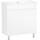 Тумба RJ Kink-XO с умывальником RJ Jenor RJFU036-4180WHSET (RJFU036-4180WH + RZJ815, 80 см, белая, напольная), фото 