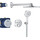 Душова система з термостатом Grohe Grohtherm SmartControl & Rainshower SmartActive 310 34863000 (прихованого монтажу), фото 