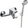Змішувач для ванни RJ Vero Chrome RJFA062-02CH (з лійкою та шлангом), фото 