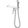 Гигиенический душ со смесителем Imprese Perla Chrome f03708001CA (хром, скрытого монтажа, с полкой), Цвет производителя: хром, фото 