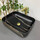 Умивальник Palermo Black Stone Matt VBI-012306 (50x39 см, чорний камінь матовий, чаша), Доступні розміри: 50 x 39, Колір виробника: чорний камінь матовий, фото 