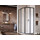 Душевая кабина Ravak Supernova SKCP4-80 (3114O302Z1, 80x80 см, стекло прозрачное, профиль черный), Доступные размеры: 80 x 80, Цвет производителя: прозрачное стекло, отделка черная, фото 