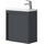 Тумба з раковиною Devit Small Anthracite Matt 063050A (50 см, антрацит матовий, підвісна), Доступні розміри: 50, Колір виробника: антрацит матовий, фото 