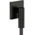 Подключение для душевого шланга Hansgrohe Fixfit FIine E Brushed Black Chrome 28883340 (брашированный черный хром), Цвет производителя: брашированный черный хром, фото 
