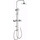 Душевая система RJ Lux RJSP120-01CH (хром, без смесителя, с полкой), фото 