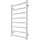 Водяной полотенцесушитель Mario INOX Флет 1.8.044564.P (430x770, белый глянец/белый матовый/бронза/графит/золото/черный матовый/хром), Доступные размеры: 430 x 770, фото 