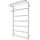 Водяной полотенцесушитель Mario Inox Готель 1.8.044542.P (530x970, с полкой), Доступные размеры: 530 x 970, фото 